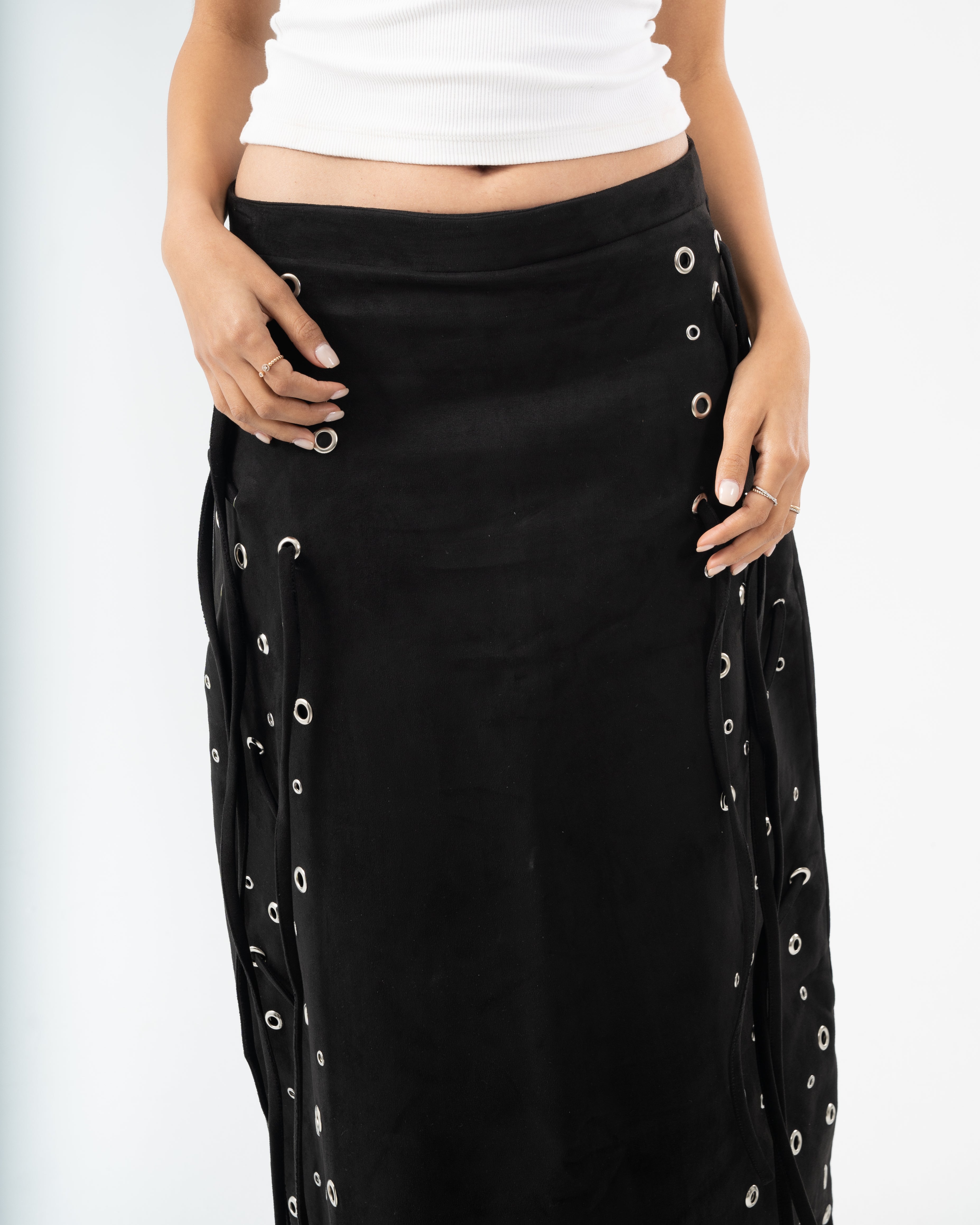 Notice Period Eyelet Skirt