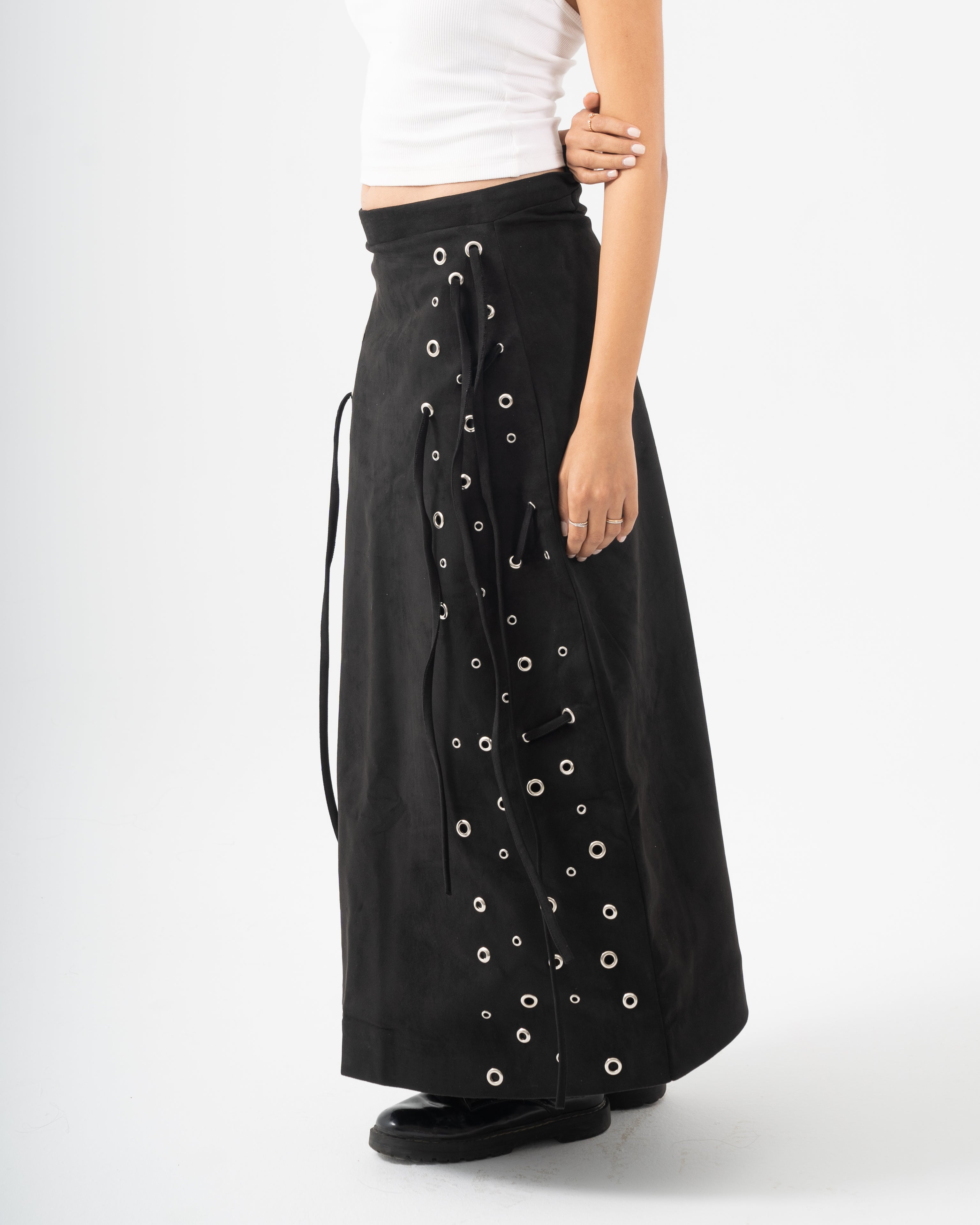 Notice Period Eyelet Skirt