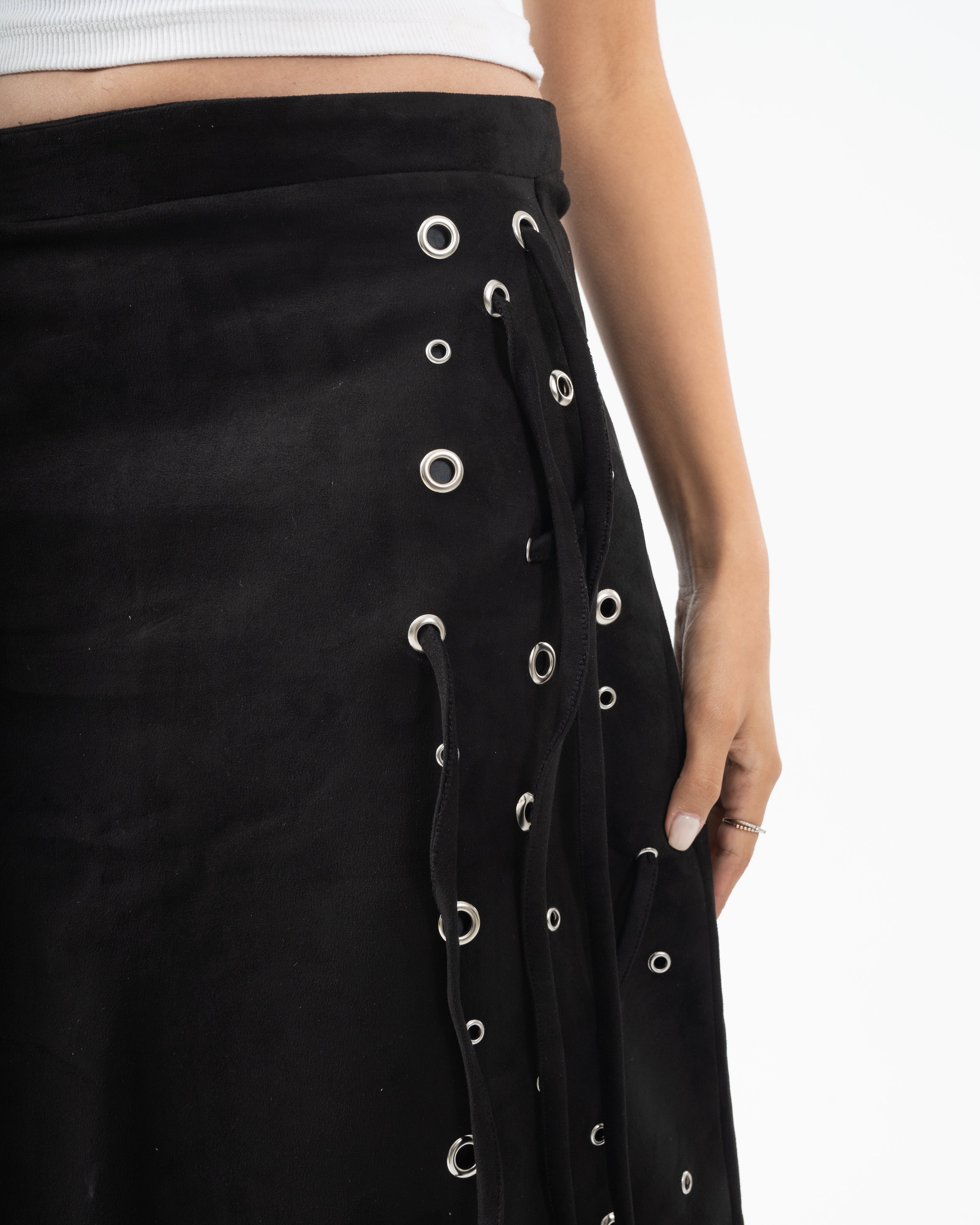 Notice Period Eyelet Skirt