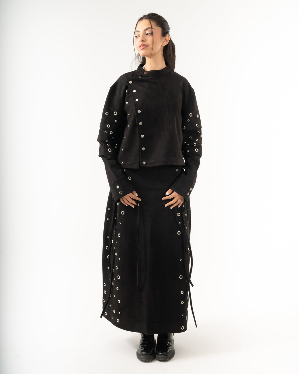 Notice Period Eyelet Skirt